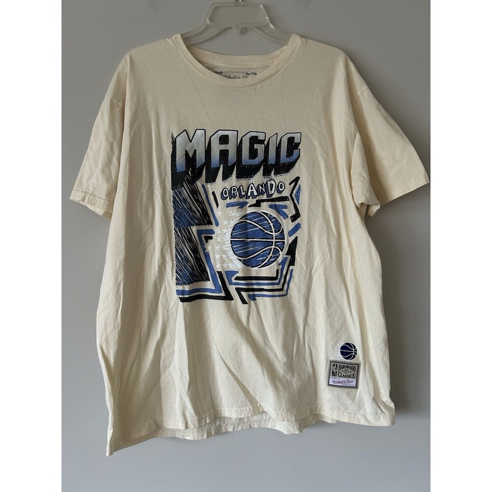 Mitchell And Ness Men Orlando Magic T- Shirt  Hardwood Classic Fan Gear Size XL